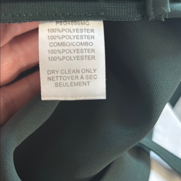 Parker Green Pants with Cream Accent - Picture 9 of 9